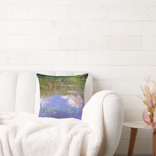 Coussin Claude Monet - Water-Lilies, The Clouds, (Canapé)