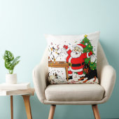 Coussin Claus-trophobia: Santa’s Cookie Chaos Crew (Chaise)
