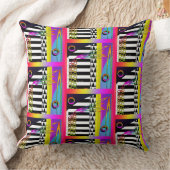Coussin Clavier et symboles décoratifs (Couverture)