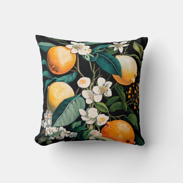 Coussin Clementine Mandarine (Recto)