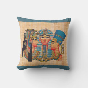 Coussin CLEOPATRA Egyptian Queen Style Vintage