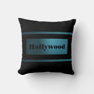 Coussin Clic Turquoise 3 rayures/noir Coussin-CA1