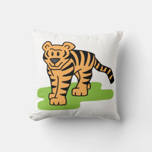 Coussin Clip Art de dessin animé Tigre du Bengale Gros Cha