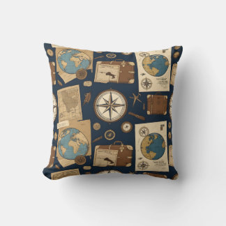 Coussin clip motif vintage