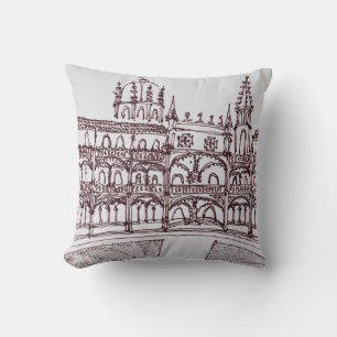 Coussin Cloître du monastère des Jeronimos  Lisbonne, Po