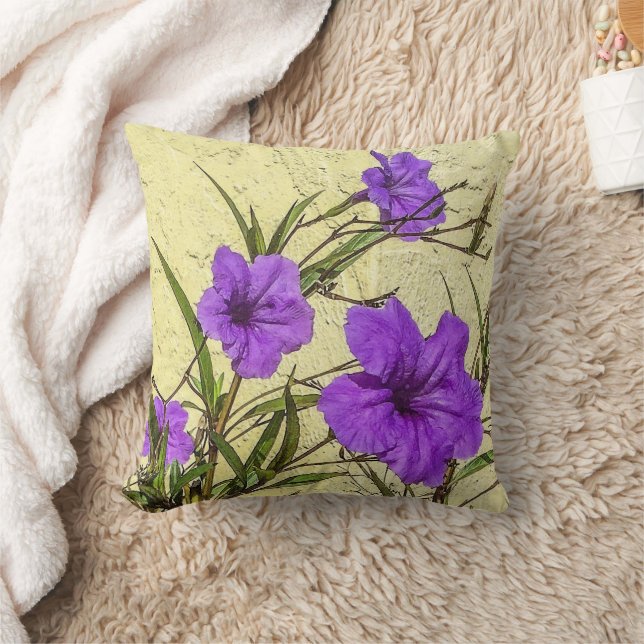Coussin Closeuse de Petunias pourpre (Couverture)