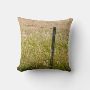 Coussin Clôture en fil de fer barbelé rouillé