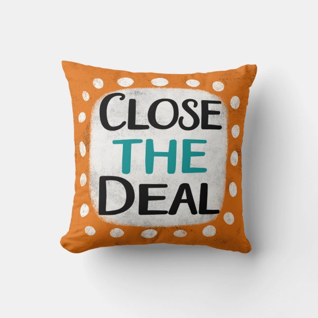 Coussin Clôturer l'Oreiller à lancer de l'opération (Recto)
