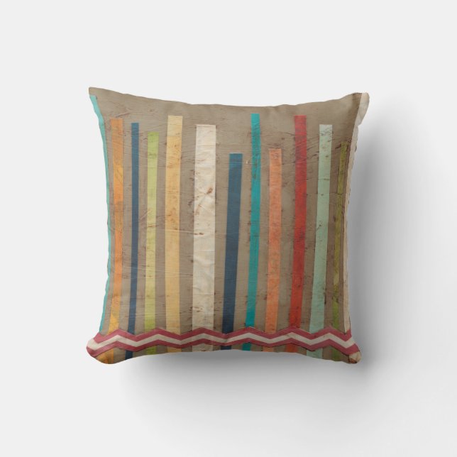 Coussin Clôtures en papier II (Recto)
