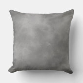 Coussin Cloud effet Storm motif gris monochrome (Recto)