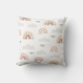 Coussin Clouds Pastel & Boho Rainbows Cushion (Recto)