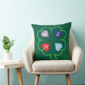 Coussin Clover avec les coeurs (Chaise)