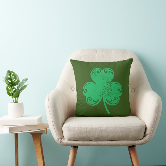 Coussin Clover vert (Chaise)