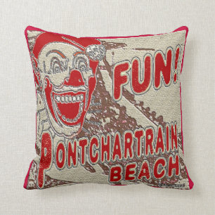 Coussin Clown de plage de Pontchartrain