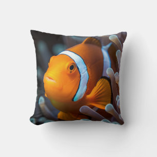 Coussin Clown Poisson de mer Coloré et Cool