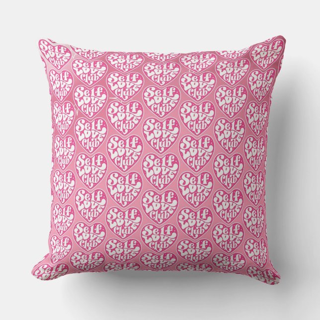 Coussin Club d'amour de soi (Recto)