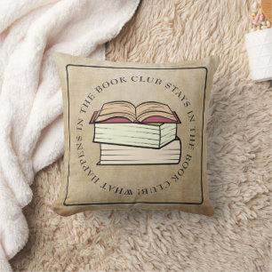 Coussin Club de lecture 