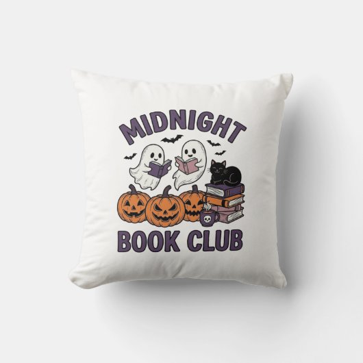 Coussin Club de lecture de minuit pour la conception de le (Recto)