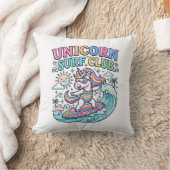 Coussin Club de surf Licorne (Couverture)