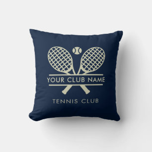 Coussin Club de tennis moderne Nom Équipe Pays Swag