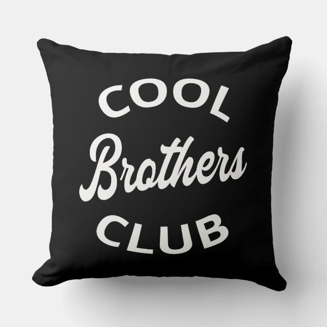 Coussin Club des Frères cool I (Recto)