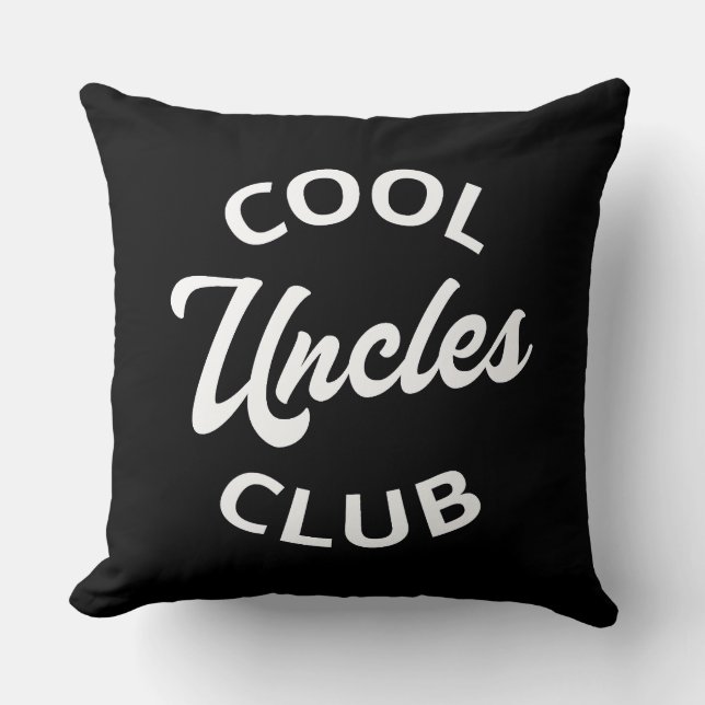 Coussin Club des Oncles Cool I (Recto)