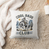 Coussin Club des papas cools conception de chemise Western (Couverture)