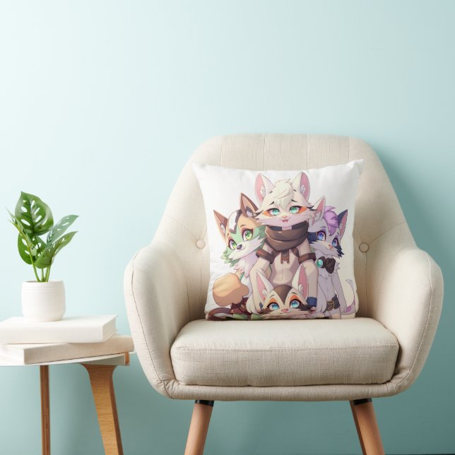 Coussin Club Kitty (Chaise)