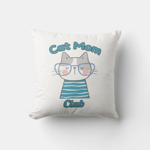 Coussin Club Maman Chat – Amoureux de félins drôles pour p