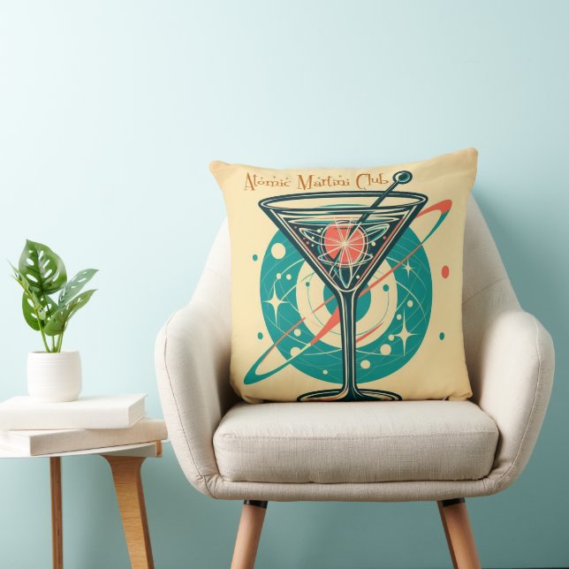 Coussin Club Martini atomique (Chaise)