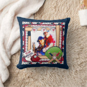 Coussin Cluster De Baseball, Cadre Sq Coussin-CUSTOM HOWAR (Couverture)
