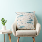 Coussin Coastal Beach Seashells Pillow (Chaise)