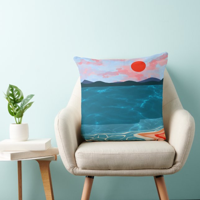 Coussin Coastal Hues (Chaise)