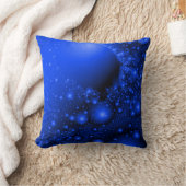 Coussin Cobalt Blue Universe Fractal Art (Couverture)