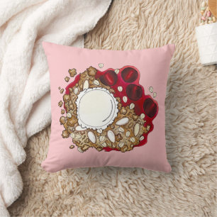 Coussin Cobbler cerise Crumble Dessert Crème de glace Nour