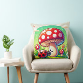Coussin 🐞 Coccinelle de la forêt Decoration de prairie de (Chaise)