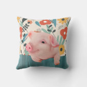 Coussin Cochon de bébé convivial | Bébé mignon animal (Verso)