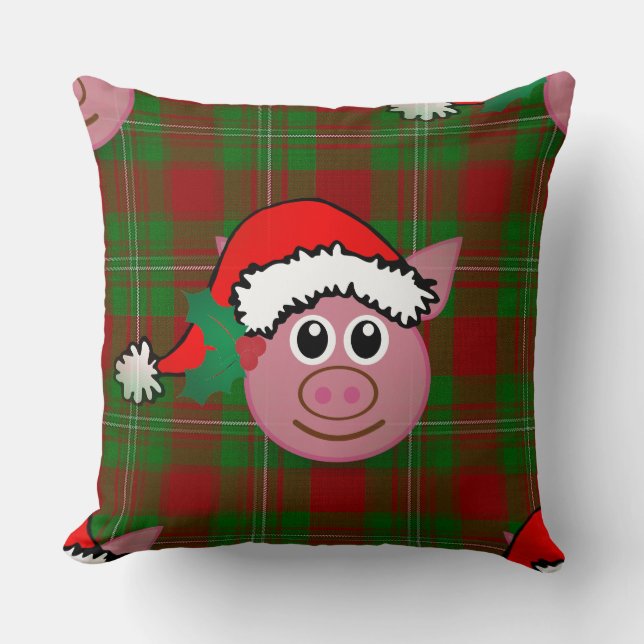 Coussin cochon de noël (Recto)