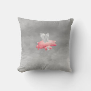 Coussin Cochon Volant Famille Porcelets Volant Lancer Orei
