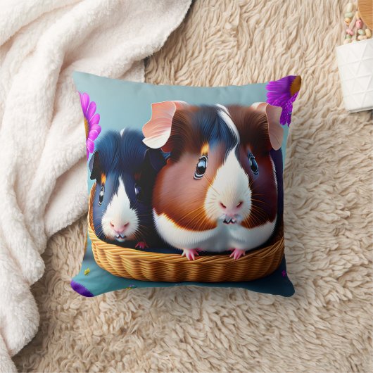 Coussin Cochons d'Inde amusants et mignons (Couverture)