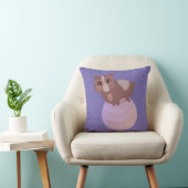 Coussin Cochons d'Inde mignons en exercice (Chaise)