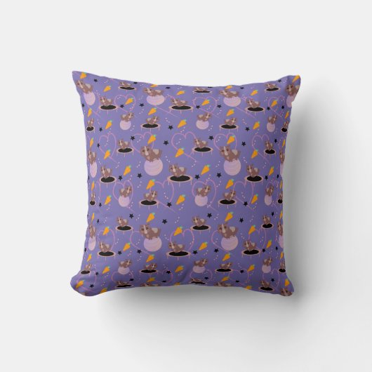 Coussin Cochons d'Inde mignons en train de faire de l'exer (Recto)
