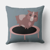 Coussin Cochons d'Inde Mignons en Train de Faire de l'Exer (Verso)