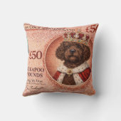 Coussin Cockapoo | Cadeau drôle pour amateur de ch (Verso)