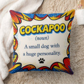 Coussin Cockapoo Definition Cushion Funny Dog Pillow Gift (Couverture)
