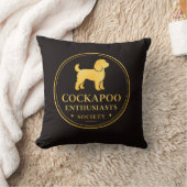 Coussin Cockapoo Enthusiast Society hoody (Couverture)