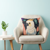 Coussin Cockatoo avec imprimé plume (Chaise)