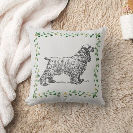 Coussin Cocker Spaniel (Couverture)