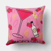 Coussin Cocktail cosmopolite (Verso)