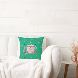 Coussin Cocoa, Cookies & Calme – T-Shirt de Noël pastel Co